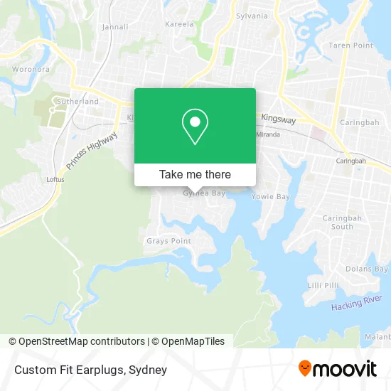 Custom Fit Earplugs map