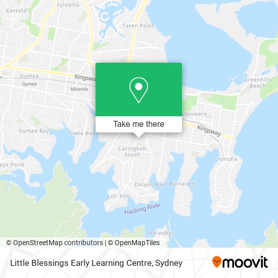 Mapa Little Blessings Early Learning Centre