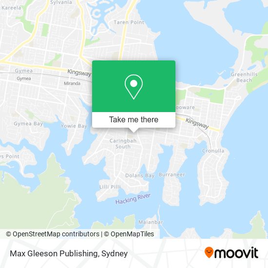 Max Gleeson Publishing map