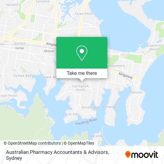 Australian Pharmacy Accountants & Advisors map