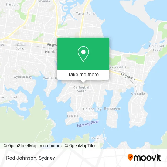 Mapa Rod Johnson