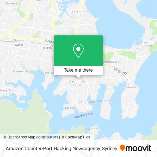 Amazon Counter-Port Hacking Newsagency map