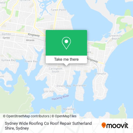 Sydney Wide Roofing Co Roof Repair Sutherland Shire map