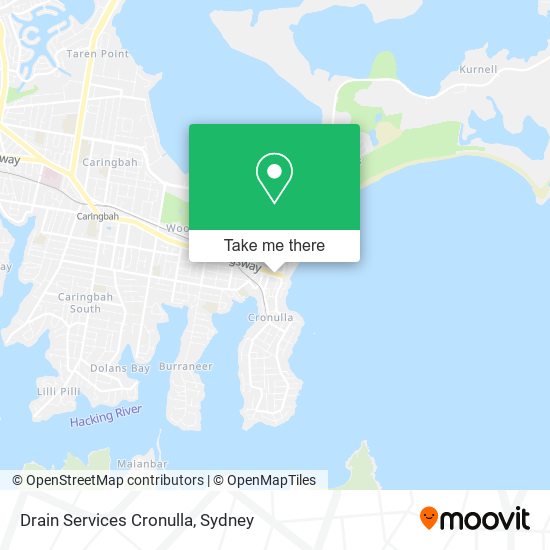 Drain Services Cronulla map