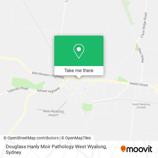 Mapa Douglass Hanly Moir Pathology West Wyalong