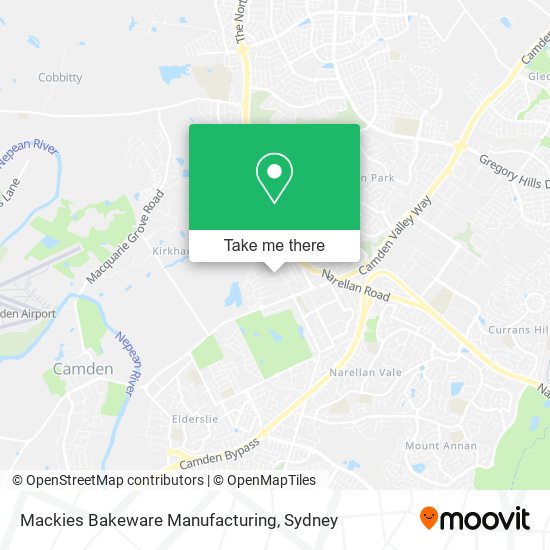 Mackies Bakeware Manufacturing map