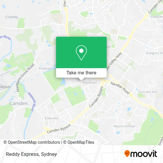 Reddy Express map