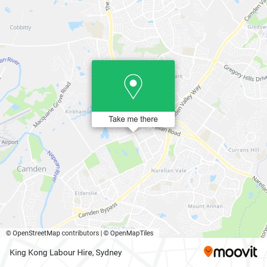 King Kong Labour Hire map