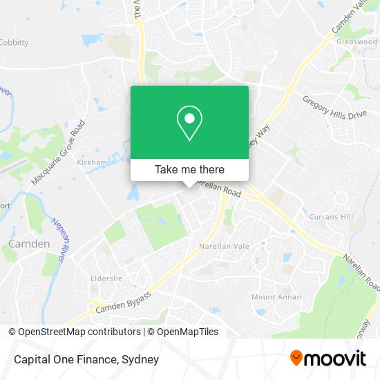 Mapa Capital One Finance