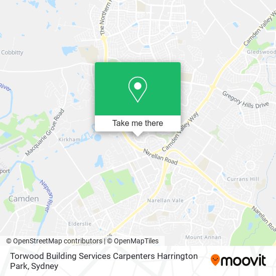 Torwood Building Services Carpenters Harrington Park map