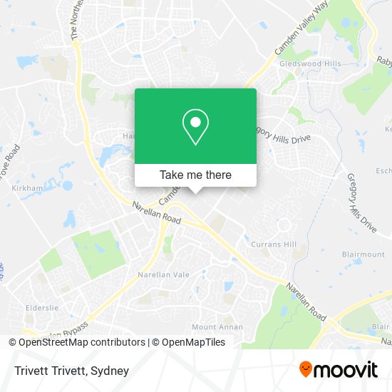 Trivett Trivett map