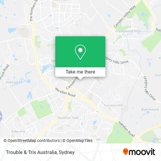 Trouble & Trix Australia map