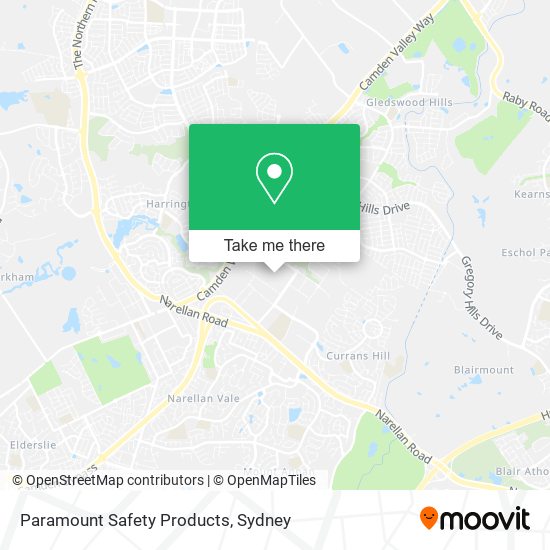 Paramount Safety Products map