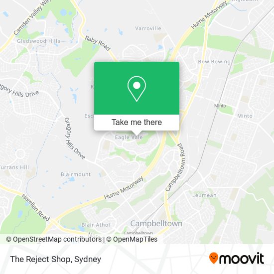 Mapa The Reject Shop