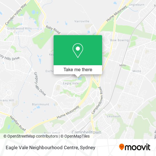 Mapa Eagle Vale Neighbourhood Centre