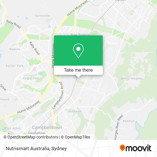 Nutrismart Australia map