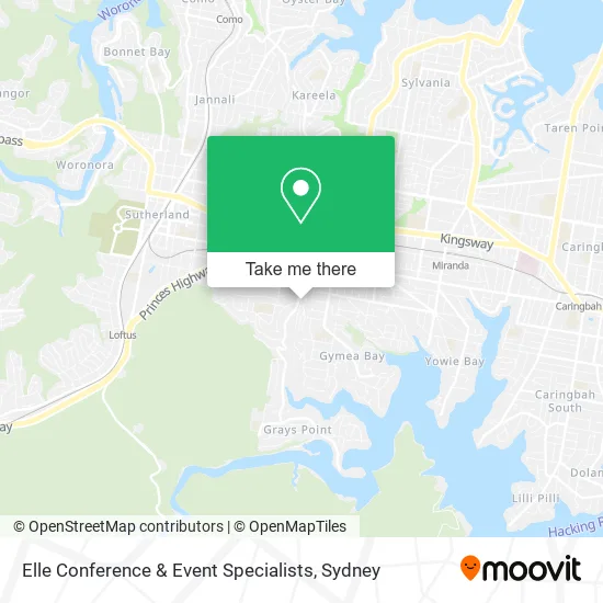 Mapa Elle Conference & Event Specialists