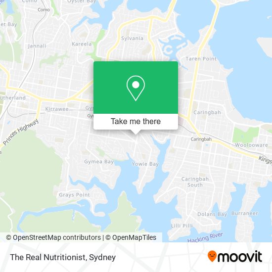 The Real Nutritionist map