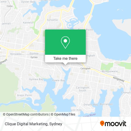 Clique Digital Marketing map