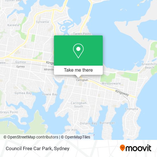 Mapa Council Free Car Park