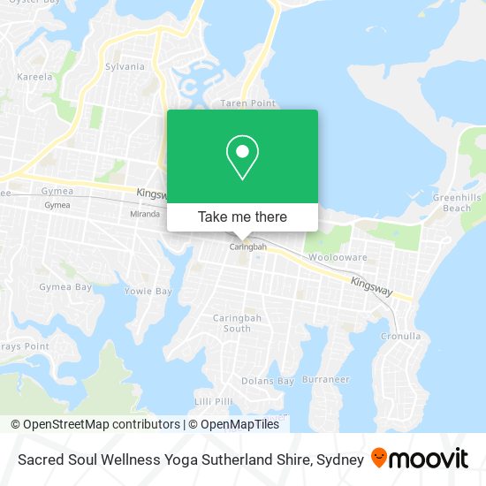 Sacred Soul Wellness Yoga Sutherland Shire map