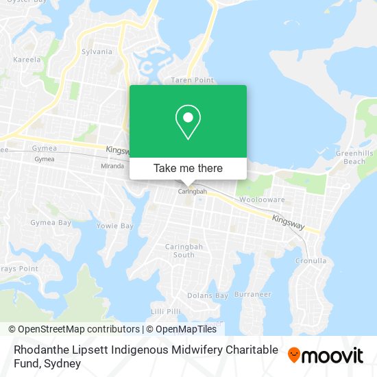 Mapa Rhodanthe Lipsett Indigenous Midwifery Charitable Fund