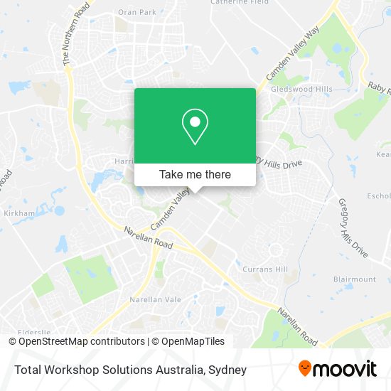 Mapa Total Workshop Solutions Australia