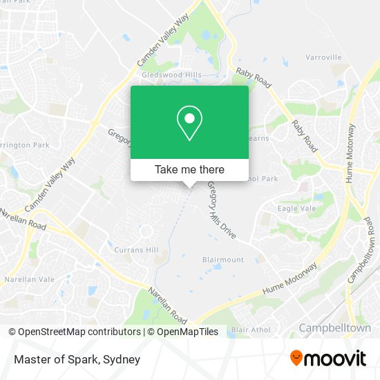Master of Spark map
