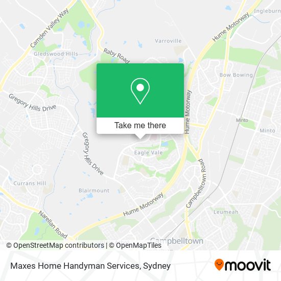 Mapa Maxes Home Handyman Services