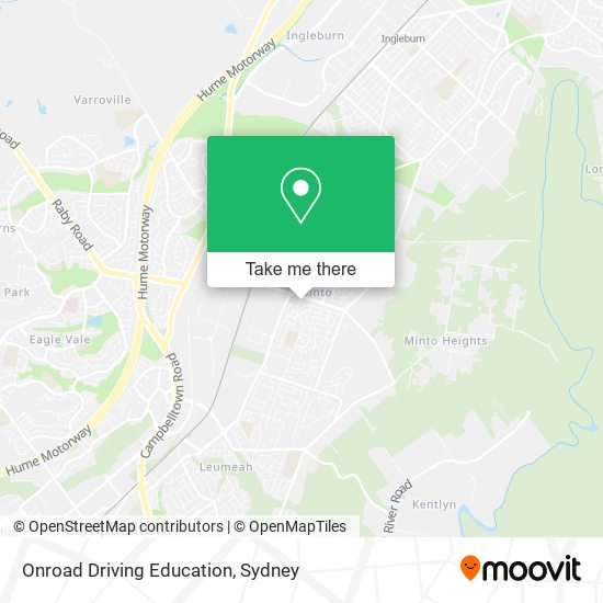 Onroad Driving Education map