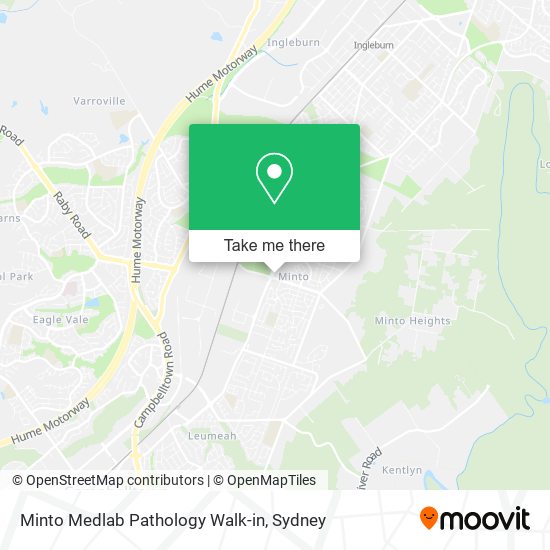 Minto Medlab Pathology Walk-in map