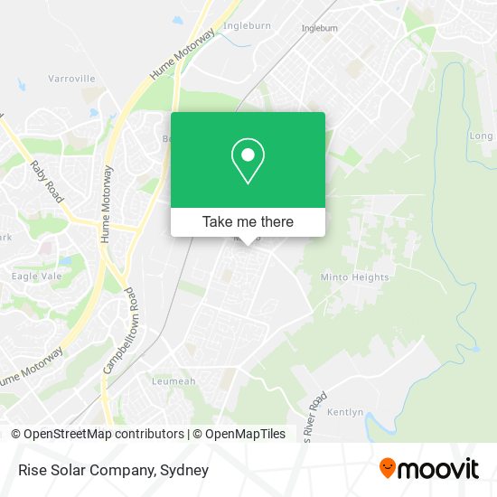 Rise Solar Company map