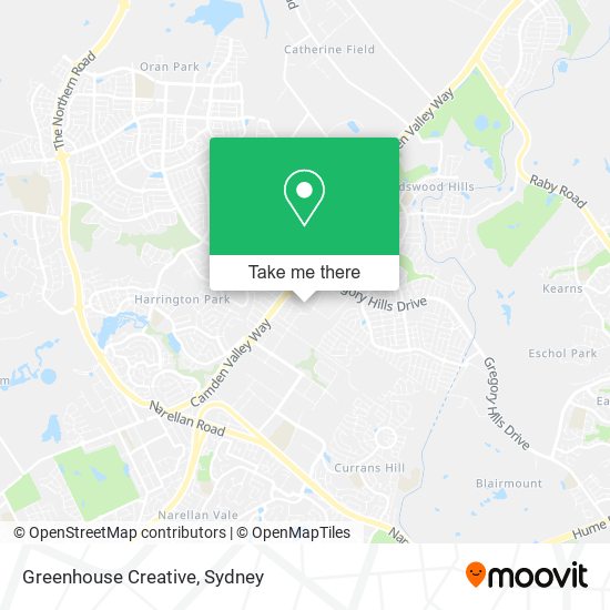 Greenhouse Creative map