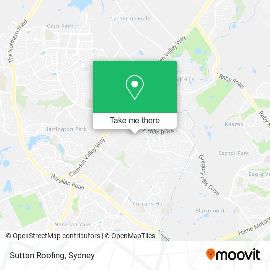 Sutton Roofing map