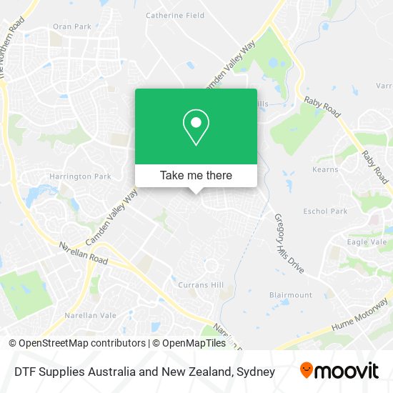 DTF Supplies Australia and New Zealand map