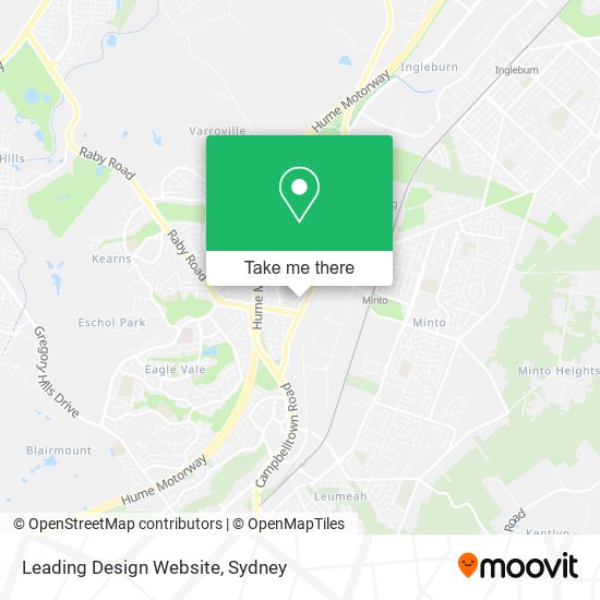 Leading Design Website map