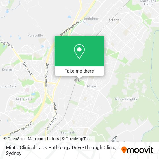 Minto Clinical Labs Pathology Drive-Through Clinic map