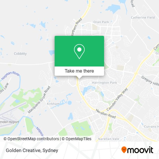 Golden Creative map