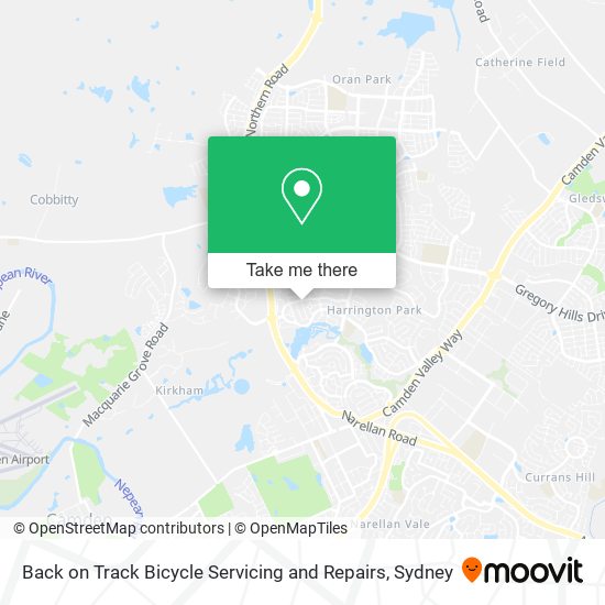 Back on Track Bicycle Servicing and Repairs map