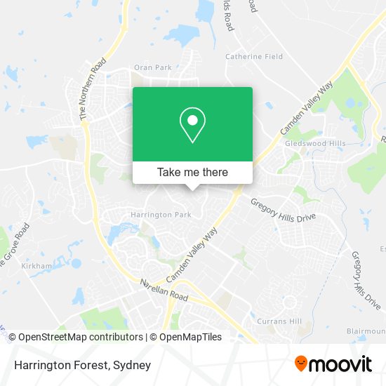 Harrington Forest map