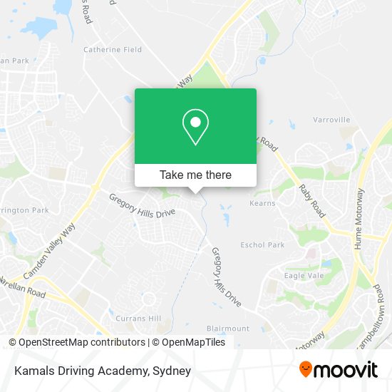 Mapa Kamals Driving Academy