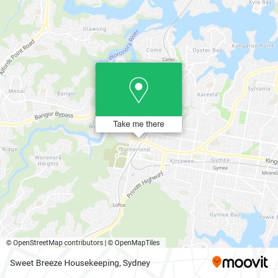 Sweet Breeze Housekeeping map