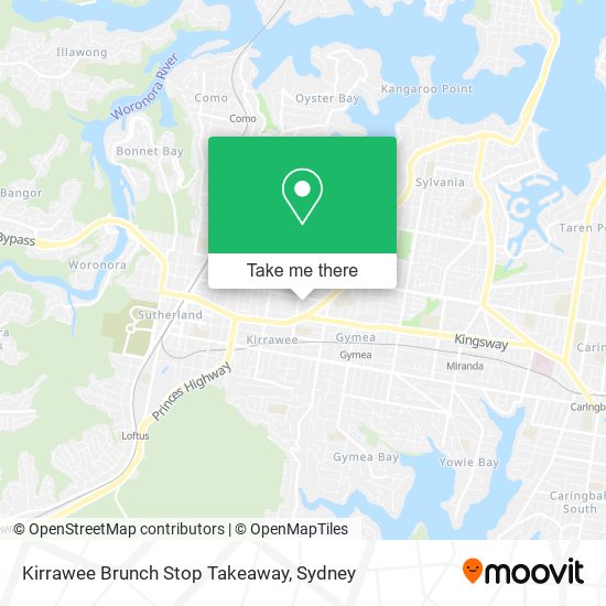 Mapa Kirrawee Brunch Stop Takeaway