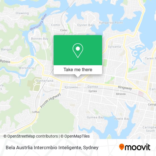 Bela Austrlia Intercmbio Inteligente map