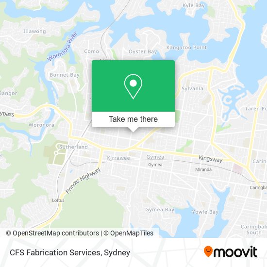 CFS Fabrication Services map