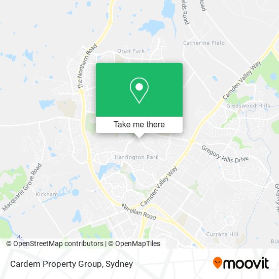 Cardem Property Group map