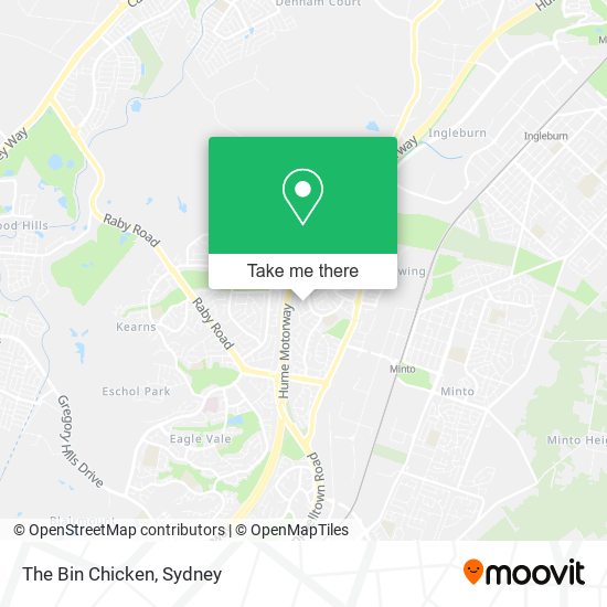 The Bin Chicken map