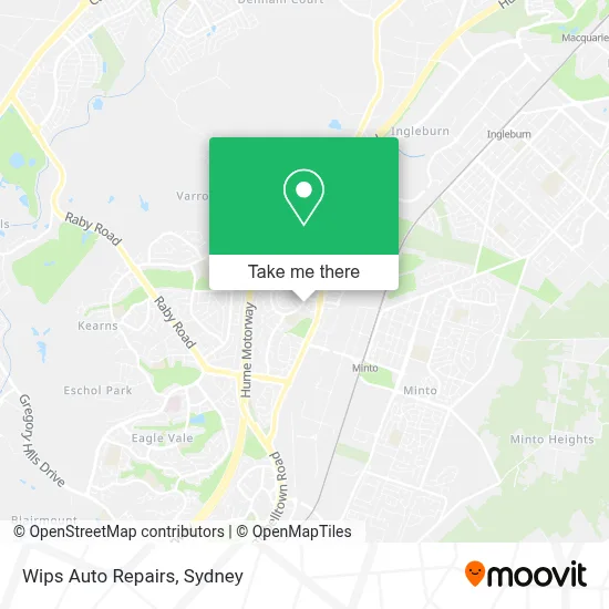 Mapa Wips Auto Repairs