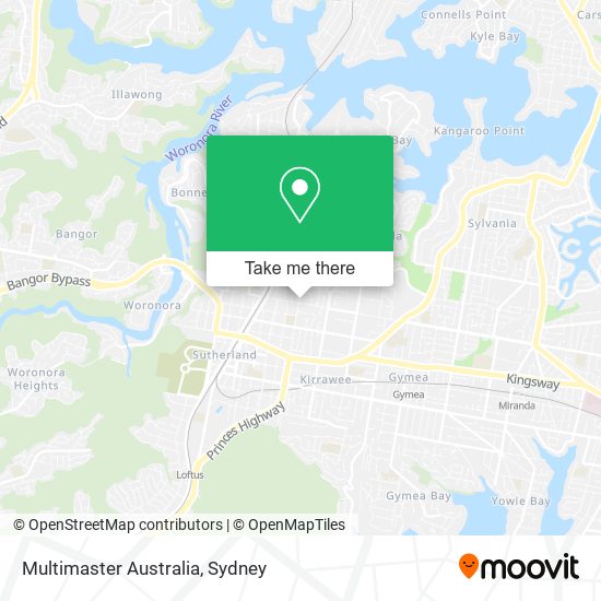 Mapa Multimaster Australia