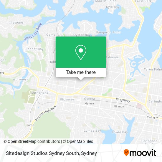 Sitedesign Studios Sydney South map